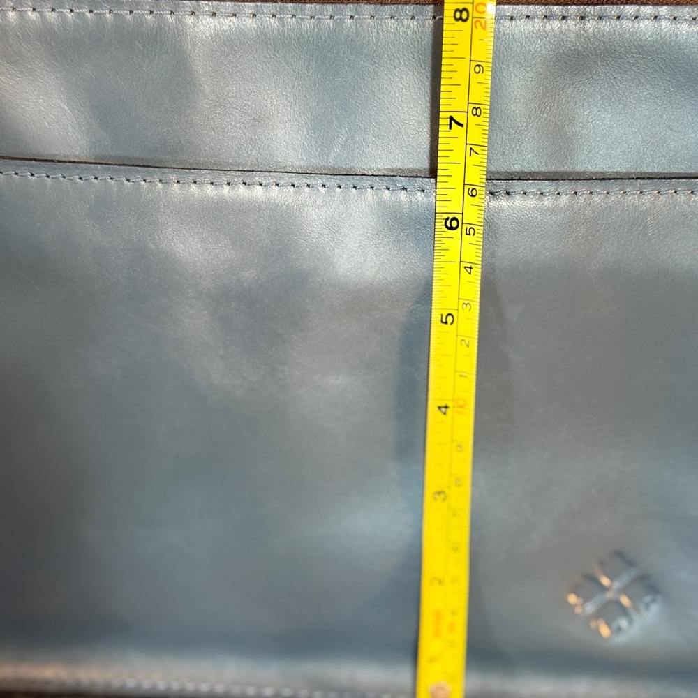 Patricia Nash Nazaire Blue Leather Top Zip Crossbody Bag - Picture 7 of 16